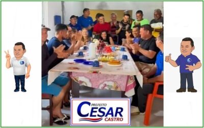 Prefeito Cesar Castro recebe apoio da Família Preta Pinho, tradicional na política de Cachoeira Grande