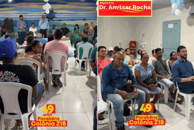 Prefeito Dr.Amilcar prestigia festa de aniversário da Colônia de Pescadores em Barreirinhas