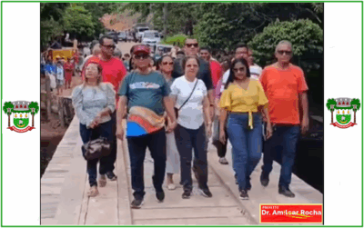 Prefeito Dr. Amilcar inaugura ponte na comunidade de São José dos Sacos em Barreirinhas