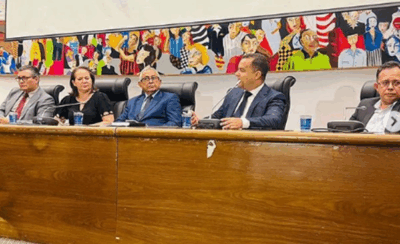 Prefeito da cidade de Barreirinhas, Dr. Amilcar Rocha, participa de evento da FAMEM