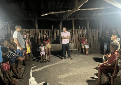 Prefeito Dr. Pedro Paulo, visita comunidades da zona rural e ouve reinvidicações