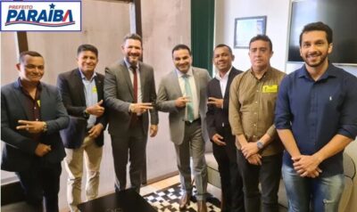 Prefeito Paraíba e comitiva é recebido em Brasília pelos deputados federal Josimar e Detinha, para tratar assunto referente ao municipio de Morros