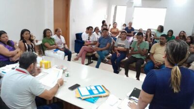 Prefeito Paraíba, realiza reunião com sua equipe de saúde do Programa Saúde da Família de Morros