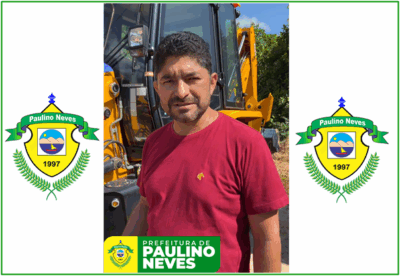 Prefeitura de Paulino Neves, avança no trabalho de estradas, ladeiras, pontes, e construção de escola