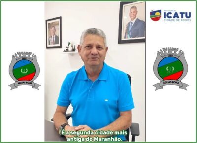 Prefeito Walace parabeniza Icatu pelos 409 anos de Emancipação Politica Administrativa