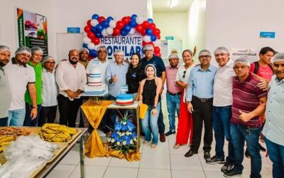 Prefeito de Icatu, comemora o 1º aniversário do Restaurante Popular em sua cidade