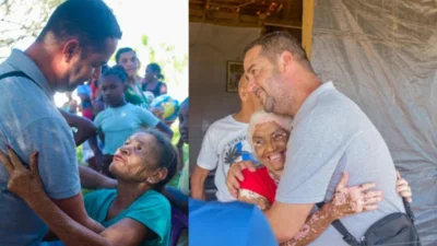 Prefeito Constâncio Souza e equipe distribuem cestas básicas em povoados de Cajari