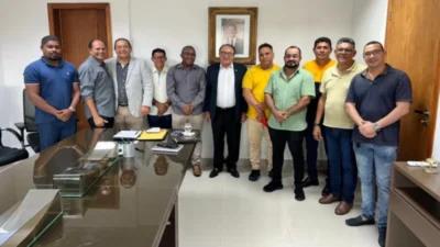 Prefeito Nivaldo Araújo e comitiva de vereadores participam de reunião com secretários de estado em São Luís