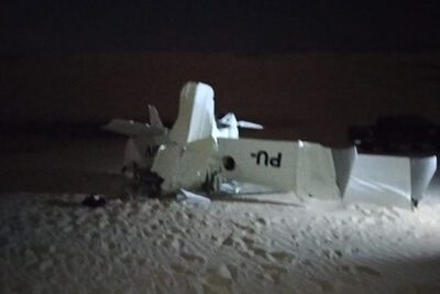 Avião de pequeno porte cai e mata duas pessoas em Santo Amaro