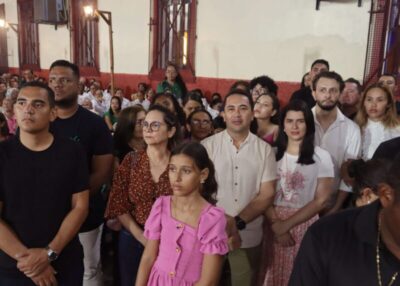 Prefeito André da RalpNet participa do encerramento do festejo de Santo Inácio de Loyola em Pinheiro