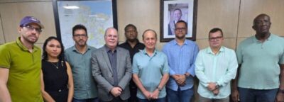 Hildo Rocha se reúne com Aparício Bandeira, secretário da Sinfra, para tratar sobre restauração da MA-332