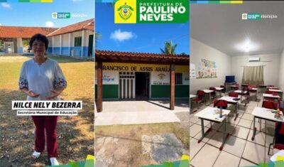 Prefeitura de Paulino Neves, autoriza reforma e ampliação de duas unidades de ensino e a construção de uma escola em povoado