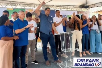 Prefeito de Presidente Juscelino, Dr. Pedro Paulo recebe os secretários do estado, Orleans Brandão, e Paulo Casé
