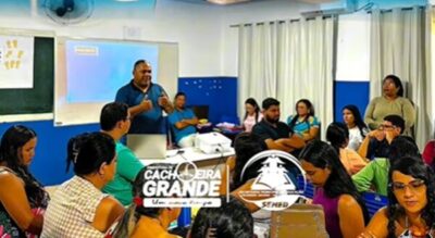 Secretária de Educação de Cachoeira Grande, reuniu os professores da rede municipal de ensino para troca de experiência