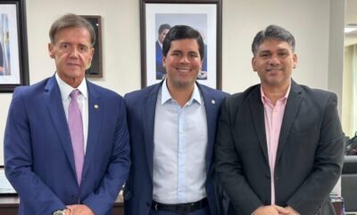 Brasília: Celso Dias e Aluísio Mendes se reúnem com Fufuca e buscam parcerias para impulsionar o esporte no MA