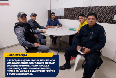 Prefeitura de Barreirinhas, reune para discutir melhorias para a segurança pública no município