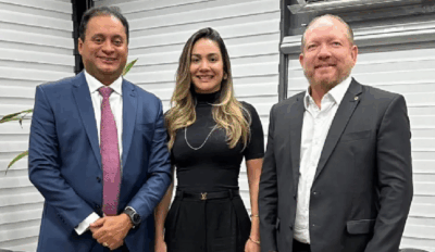 Weverton, Othelino e Ana Paula juntos novamente