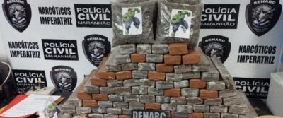 Quatro pessoas são presas e mais de 70 kg de drogas são apreendidos em Imperatriz