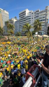 Atos pró-anistia e contra Moraes são registrados neste domingo em todo país