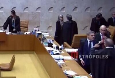 Discussão entre Fux e Barroso no STF termina com gesto polêmico de Dino
