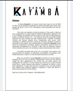 Cultura: Kayambá celebra mais um ano em um fim de semana recheado de convidados e amigos