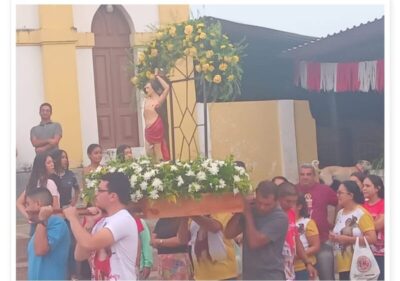 Festejo de São Sebastião inicia sua abertura com café comunitário.