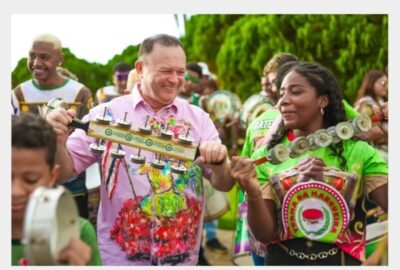 Apoiador da Cultura Maranhense, Carlos Brandão anuncia apoio para as escolas de samba.