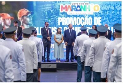 Iracema Vale destaca reconhecimento ao trabalho da PM e Corpo de Bombeiros durante ato de promoção de militares