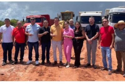 Trabalho é trabalho: Josimar de Maranhãozinho e Detinha contribuem para obras de infraestrutura em Tutóia