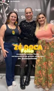 Deputada Fabiana Vilar comparece no primeiro  dia do Zé Doca Folia.