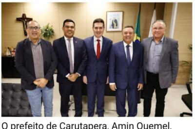 Em Brasília, Amin Quemel assegura investimentos para Orla de Carutapera e Conjunto Valdecir Aragão
