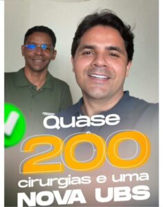 Sempre Produzindo: Prefeito Bruno Silva anuncia projeto de combate a catarata e reconstrução da Unidades de Saúde .