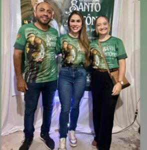 Por todo Maranhão: Dra. Eva Curió comparece no Festejo da Paróquia Santo Antônio em Santa Helena.