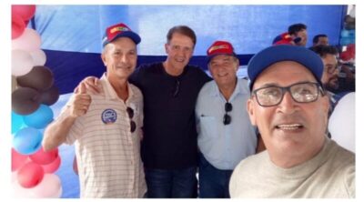 Prefeito de Carutapera Amin Quemel participa do aniversário de Urbano Santos ao lado da presidente da Assembleia Iracema Vale