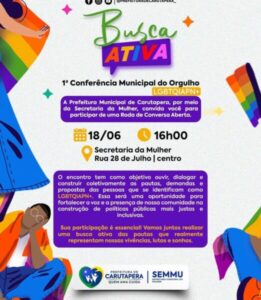 Prefeitura de Carutapera promove roda de conversa do Orgulho LGBTQIAPN+