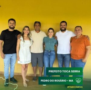 Firme e forte : Prefeito de Pedro do Rosário ( Toca Serra ) declara apoio pra Dra. Eva Curió.