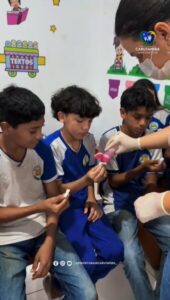 Vídeo: Saúde e Educação caminhando juntas em Carutapera.