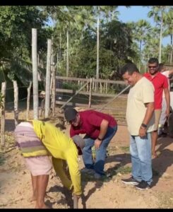 Nova encanação na comunidade de Mariquita é feita pela gestão de Neto Carvalho.