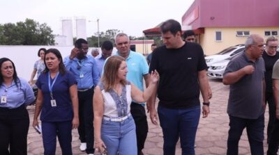 Presidente da Assembléia e o Secretário Orleans fazem visita técnica no Macro e no Centro de Diálise
