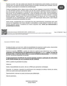 Justiça Federal determina matrícula de estudante de São João dos Patos no curso de Medicina da UFMA