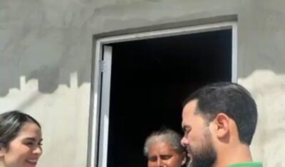 Prefeito Paulo Cúrio faz entrega de Cextas Básicas a famílias atingidas pela enchentes do Rio Tury