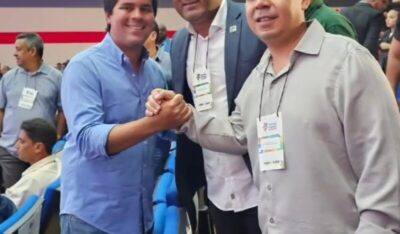 Prefeito Toca e o Vice Fábio participam de encontro dos prefeitos e prefeitas do Maranhão