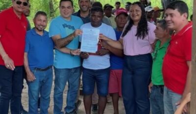 Prefeito Joãozinho Pavão participa da certificação da Comunidade Araújo dos Bolos
