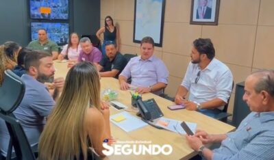 Deputado Segundo vai na Sinfra com o Prefeito e confirma a realização de um sonho a Área  de Lazer para São Pedro da Água Branca