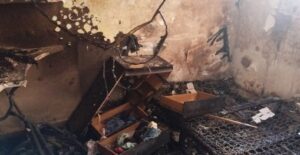 Incêndio destrói apartamento de PM na Forquilha; suspeito do crime é preso