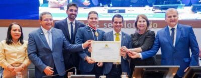 Alema homenageia Cassiano Pereira Junior com Título de Cidadão Maranhense e Medalha Manuel Beckman