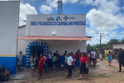 Prefeito de Cachoeira Grande, Cesar Castro, inaugura UBS no Povoado São José dos Lopes
