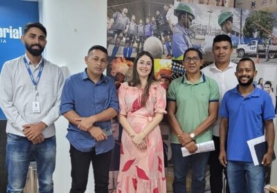 Vereador de Santo Amaro, Daniel Lima, com outros vereadores visitam a empresa Equatorial
