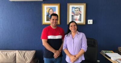 A Prefeita de Pastos Bons IRiane Gonçalo Recebe O senhor Edinaldo…