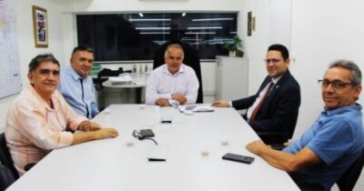 Ciro Neto e Juran Carvalho são recebidos pelo secretário de…